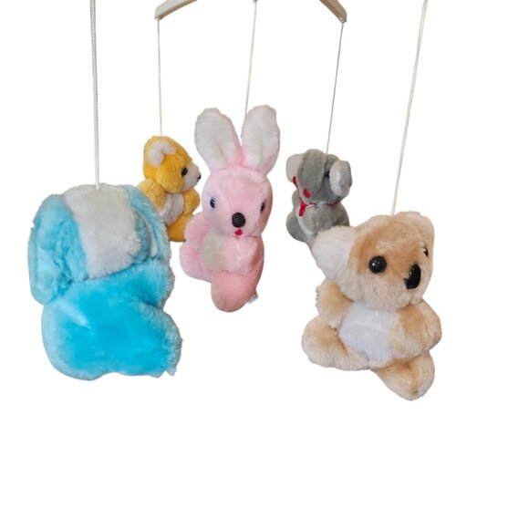 VTG Stuffed Animal Plush Musical Baby Mobile For Crib Nursery Originals Inc - Picture 3 of 10